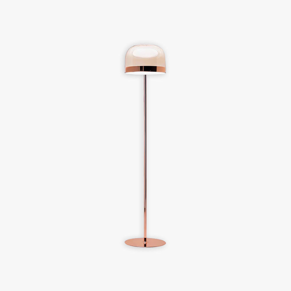 Salgado Modern Black & Rose Gold Floor Lamp, L 135/175CM - Neutralighting