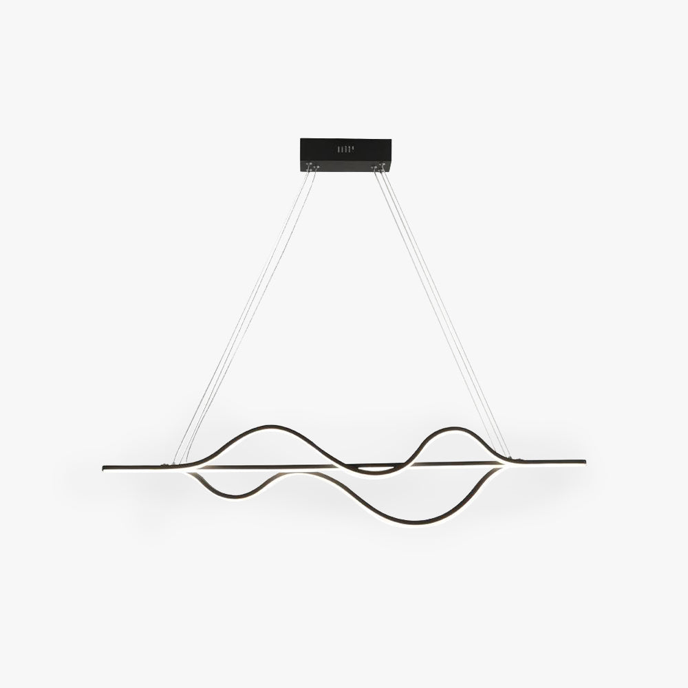 Arisha Modern Wave Pendant Light, 3 Colour - Neutralighting