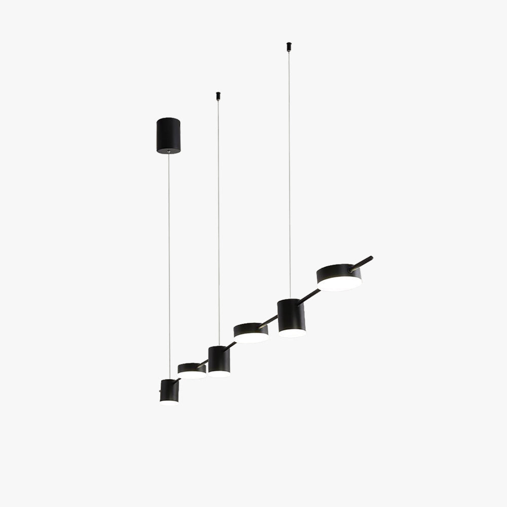 Arisha Minimalist Multi Metal Pendant Light, Black/Gold - Neutralighting