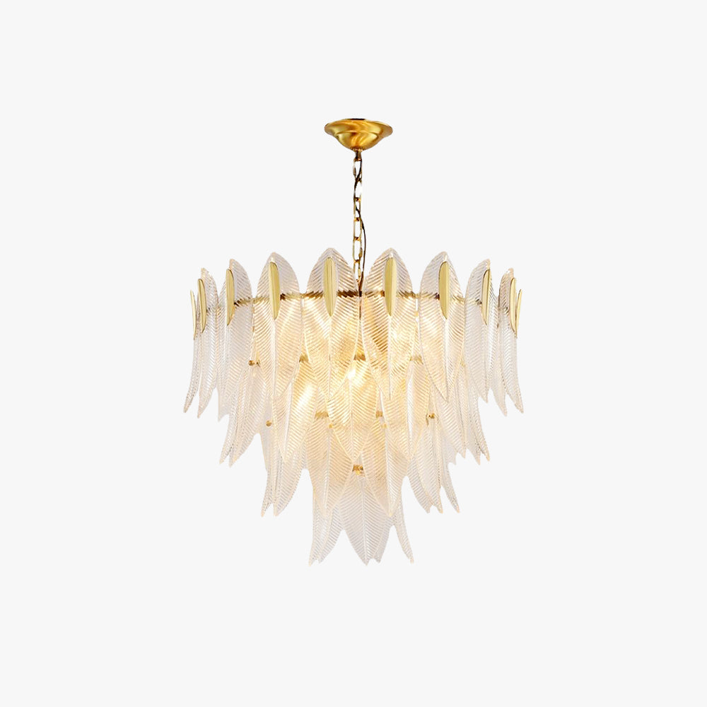 Kristy Modern Gold Feather Chandelier, 3 Style - Neutralighting