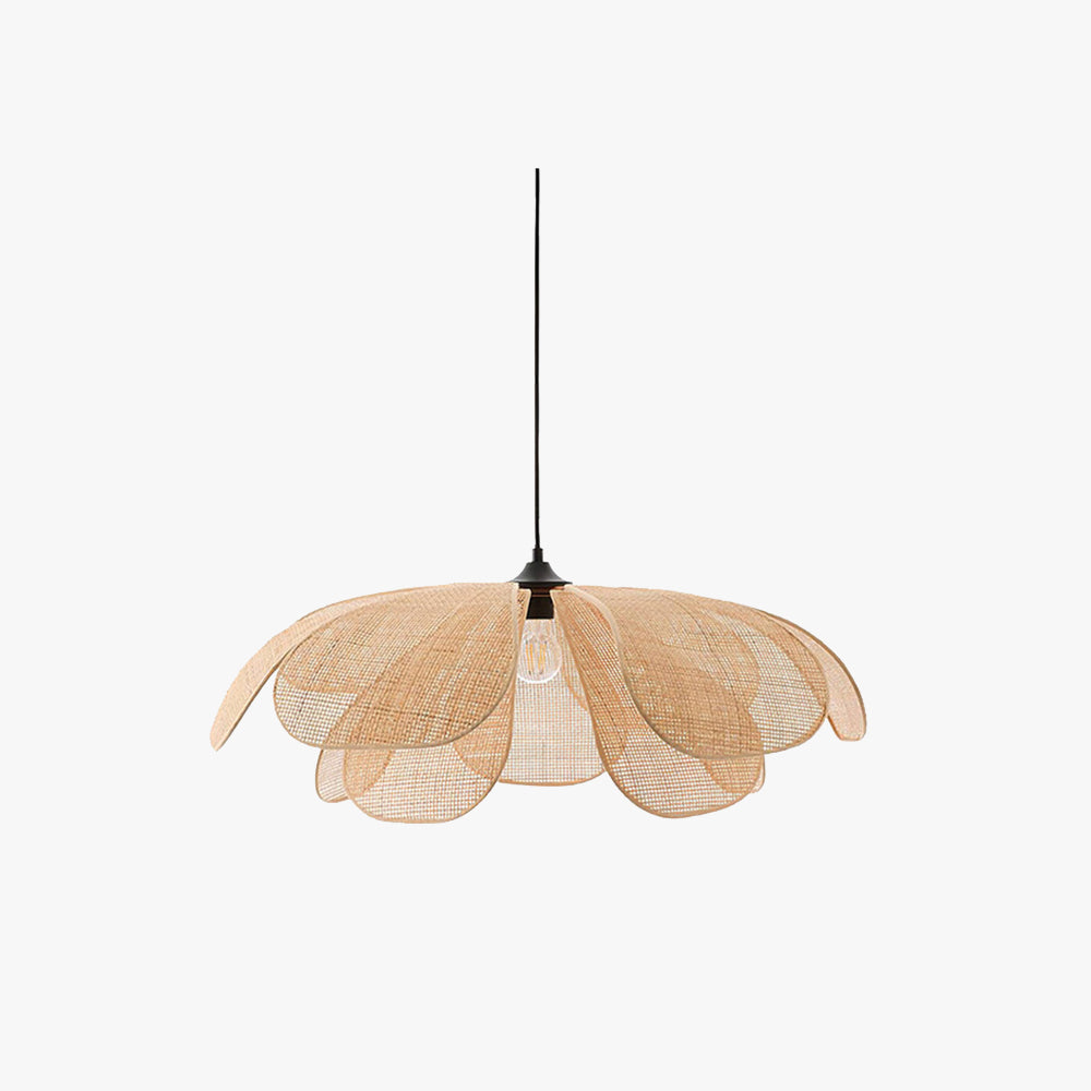 Aiko Handmade Pendant Light, Rattan/Willow Weave