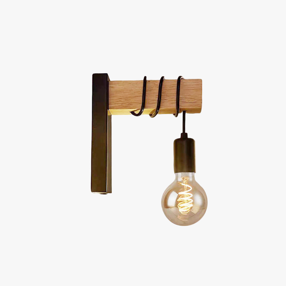 Silva Wall Lamp Bulb Industrial, Metal, Black/White, Living Room - Neutralighting