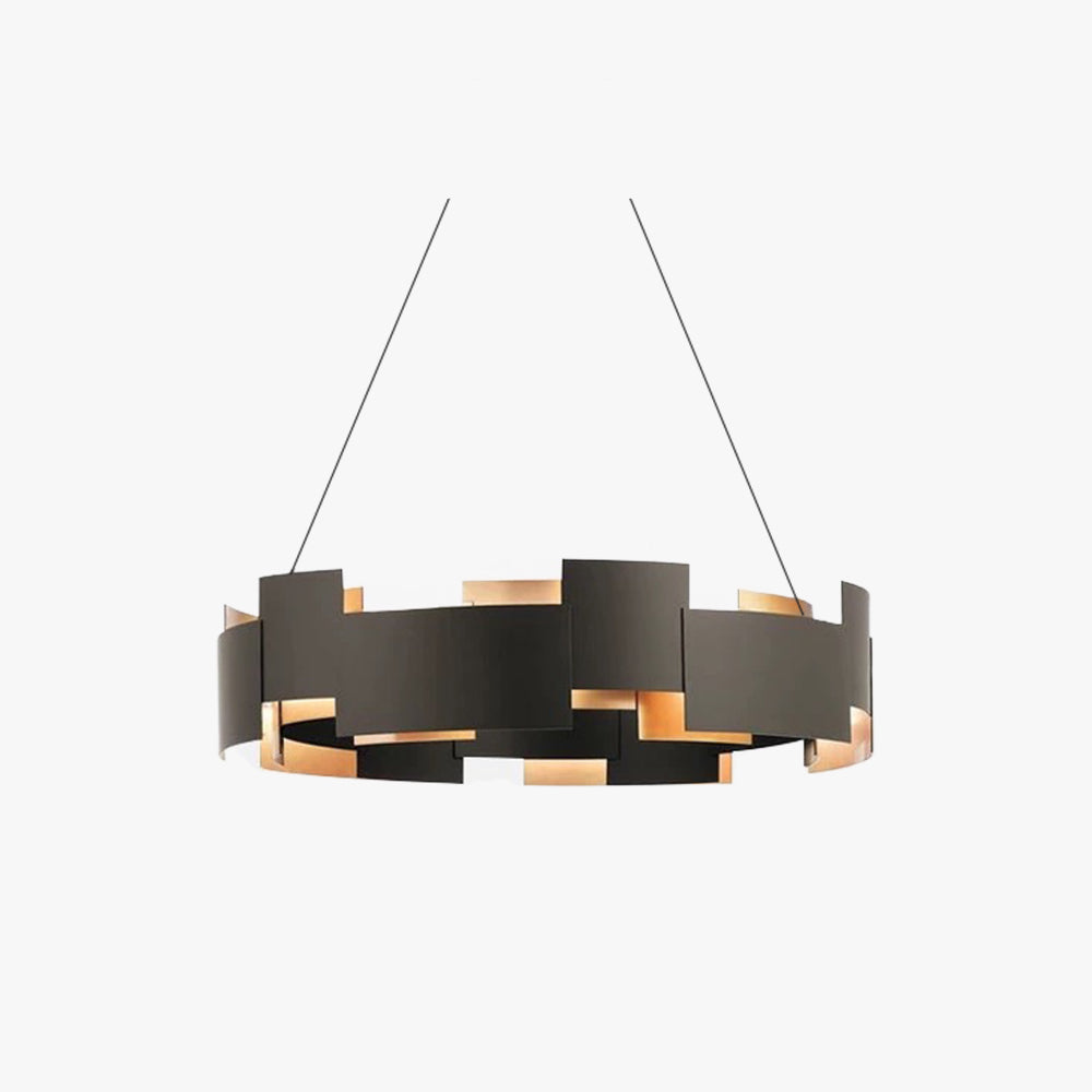 Arisha Modern Ring Metal Pendant Lamp, Black - Neutralighting