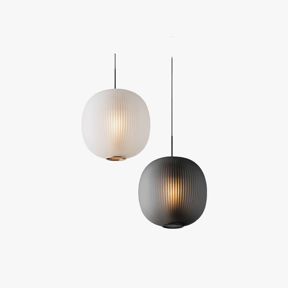 Valentina Frosted Glass Cylinder Pendant Light, Sandy White/Grey, Metal/Glass - Neutralighting