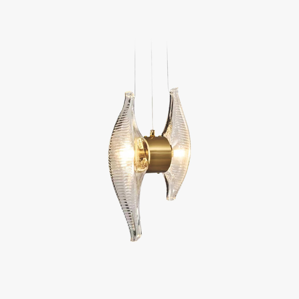 Kristy Luxury Capiz Shell Pendant Light, Glass/Metal, Bedside/Dining Room - Neutralighting