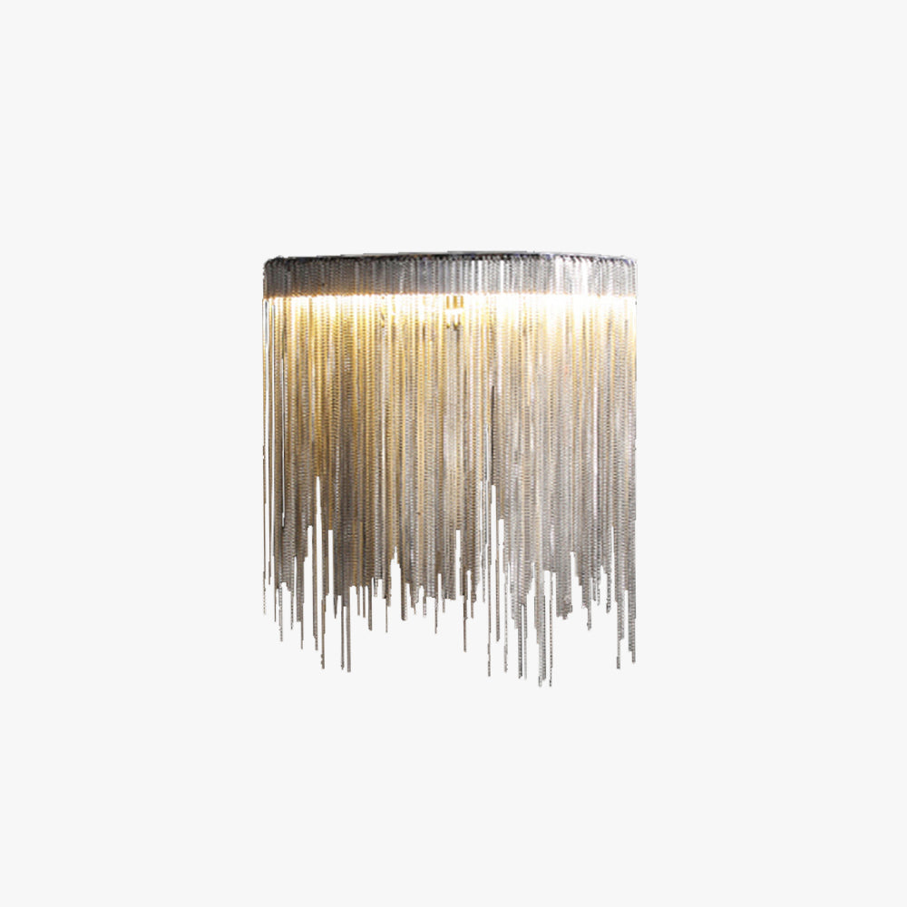 Arisha Wall Lamp Decorative/Modern, Tassel Chain, Silver, Living Room - Neutralighting