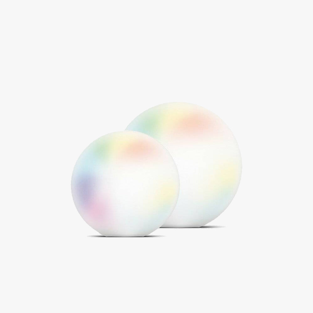 Ray Minimalist Globe LED Outdoor Light, Resin, White - Neutralighting