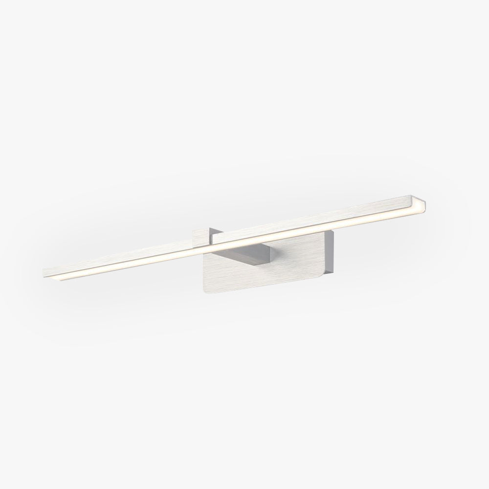 Arisha Nordic Linear Acrylic Mirror Front Wall Lamp, Silver - Neutralighting