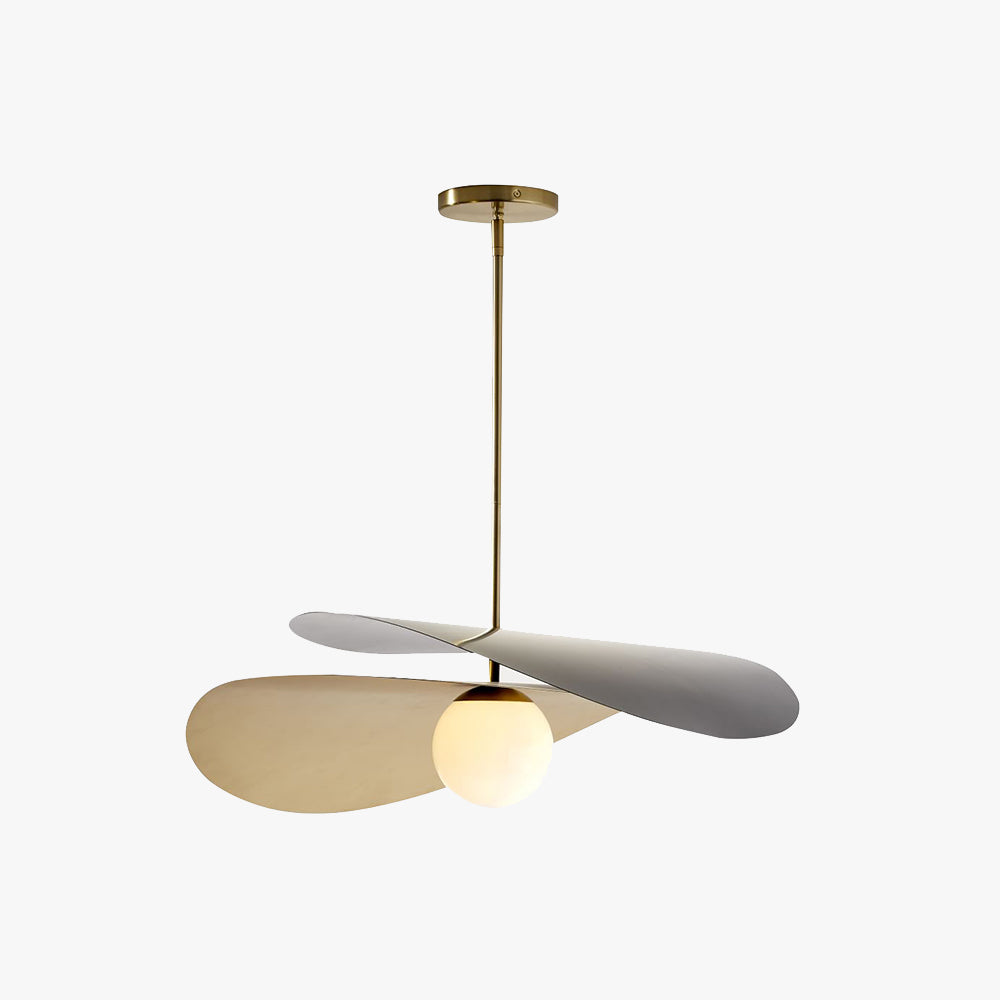 Arisha Decorative Geometric Metal Pendant Light, Black/Gold - Neutralighting