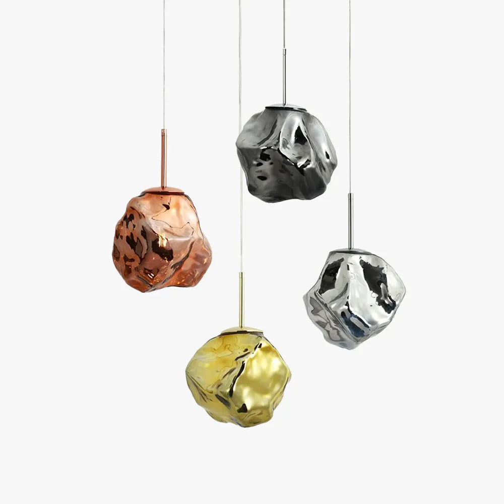 Lava Glass Pendant Light, 4 Colour - Neutralighting