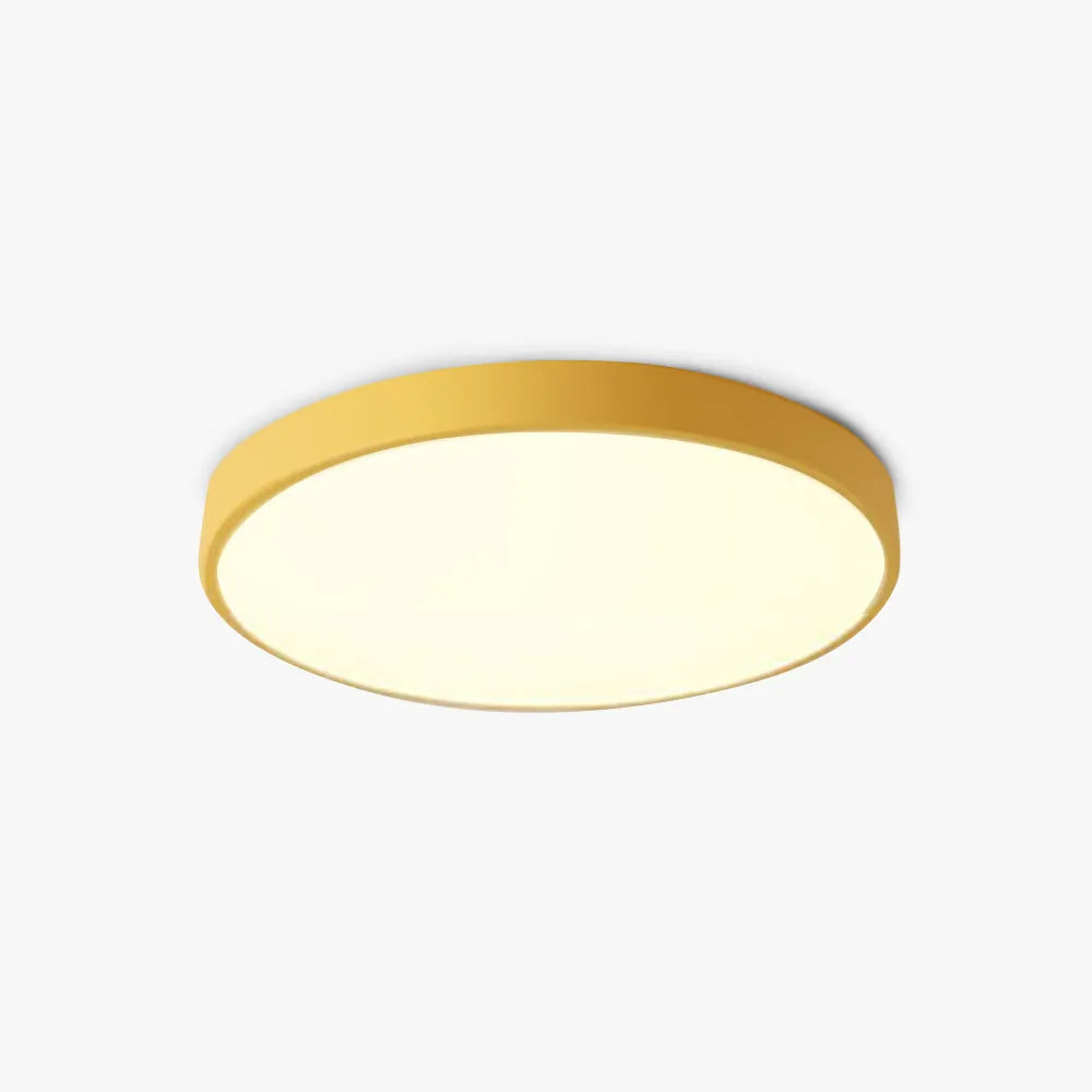 Valentina Ceiling Light Rond Flush Mount, Yellow/Blue/Green/Pink/Grey, Bedroom - Neutralighting
