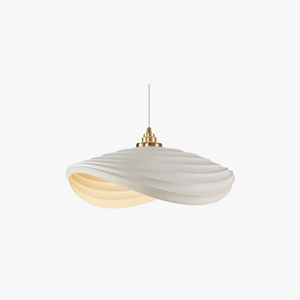 Ritta Wabi-Sabi Minimalisme Ripple Pendant Light, Resin&Metal - Neutralighting