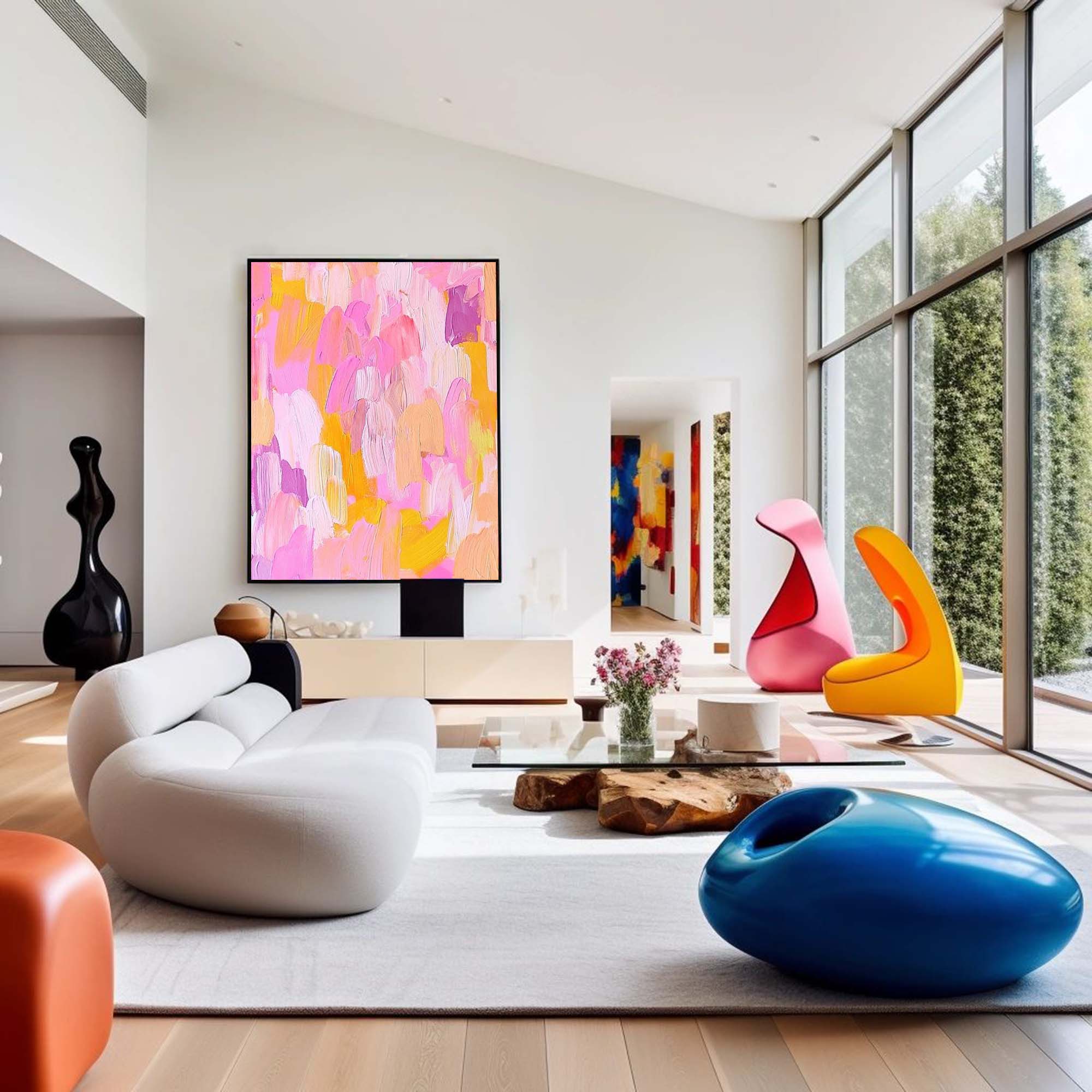 Wall Art Abstract Playful Energetic Artistic
