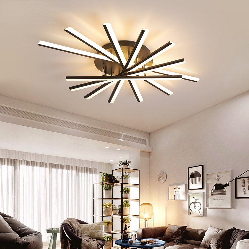 Arisha Linear Flush Mount Ceiling Light, 4 Colour - Neutralighting
