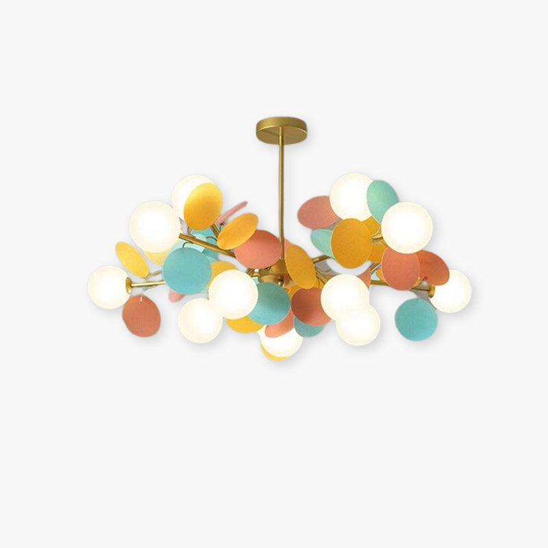 Nexen Multicolored Flower Branch Chandelier Living Room - Neutralighting