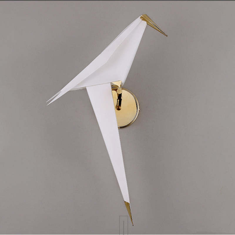 Arisha Wall Lamp Bird Vintage/Art-Deco, Metal/Acrylic, Bedroom - Neutralighting