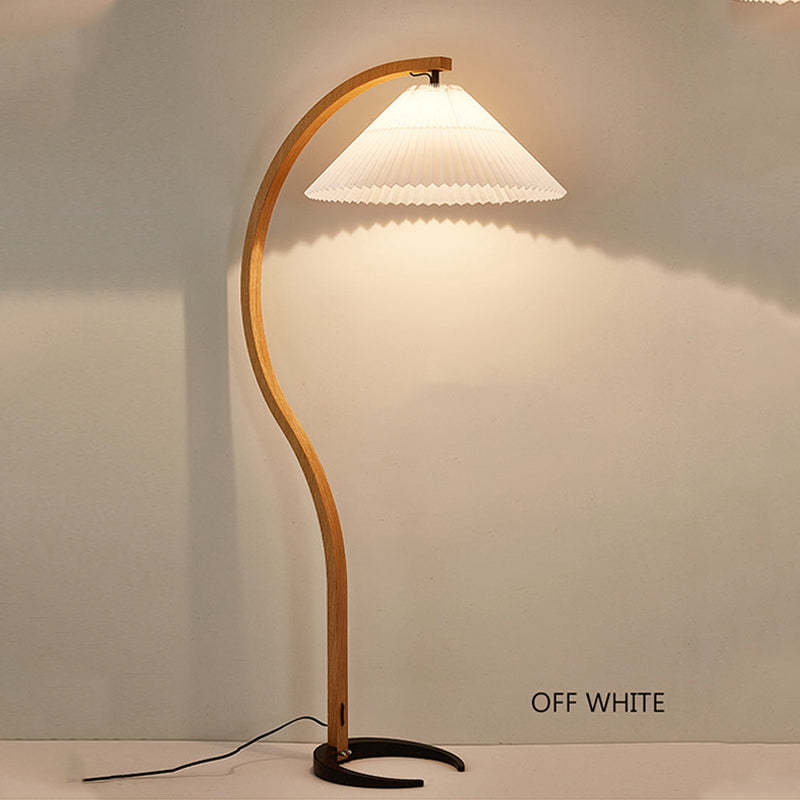 Muto Unique LED Floor Lamp, Wood/Metal, Living Room - Neutralighting