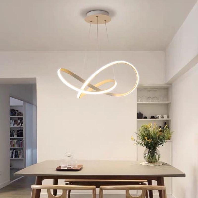 Arisha Modern Led Pendant Light, Black/White, Living Room/Bedroom - Neutralighting