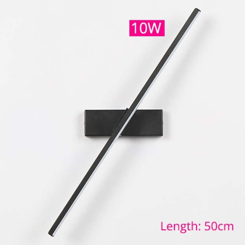Struve Rotatable Wall Lamp for Bedroom, Black/White - Neutralighting