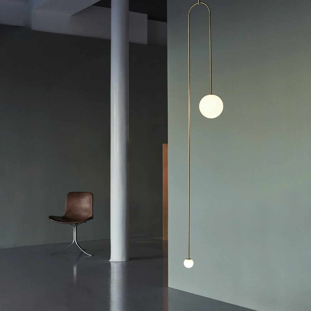 Arisha Minimalist Linear Mobile Pendant Light, Black - Neutralighting