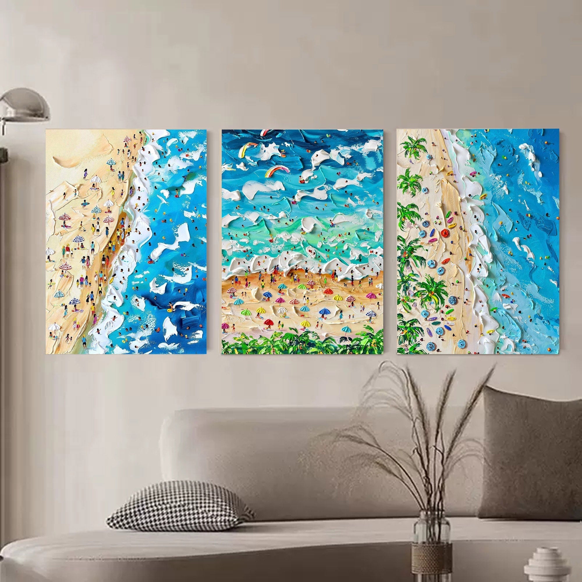 Abstract Painting Set of 3 SP125 - Neutralighting