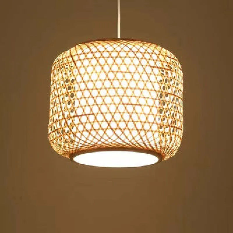 Ritta Natural Rattan Bamboo Pendant Light Lighting - Neutralighting