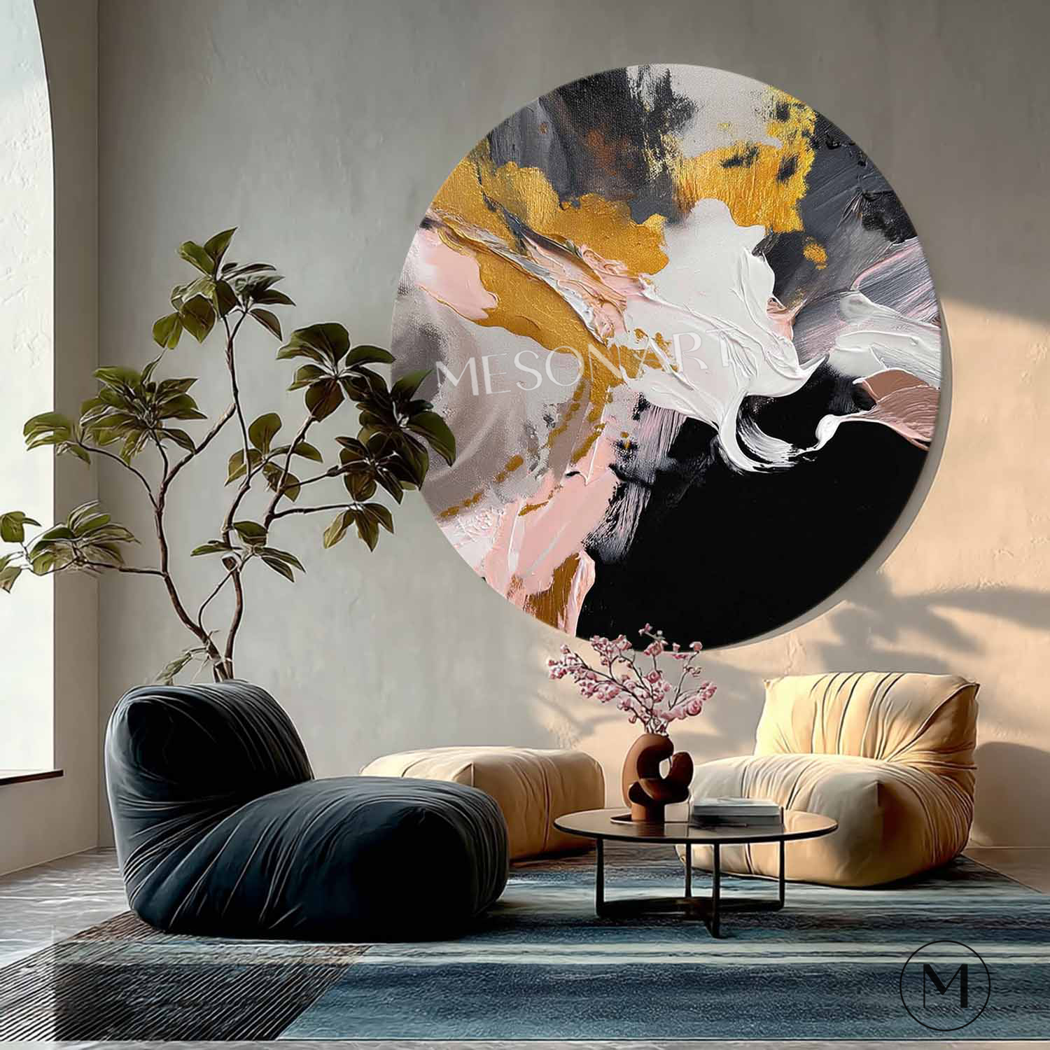 Wall Art Expressionist American Football Player