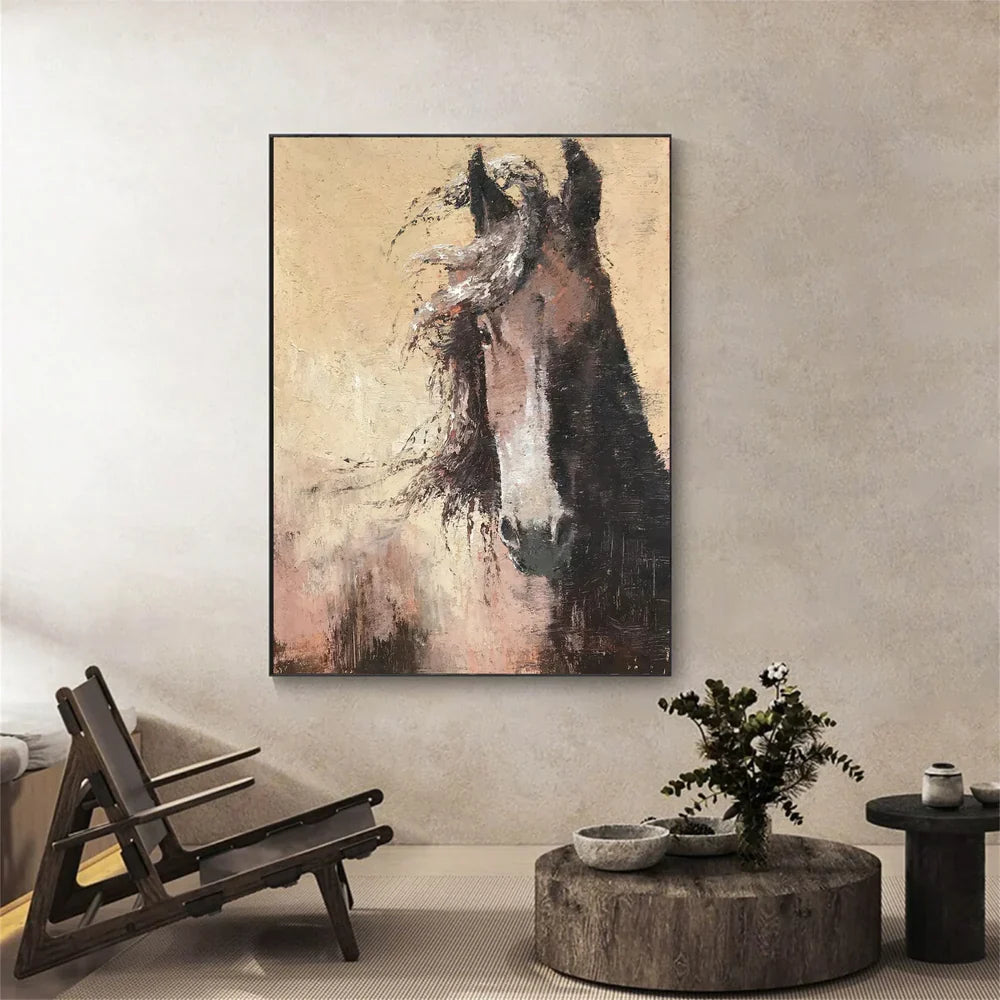 Abstract Horse Painting