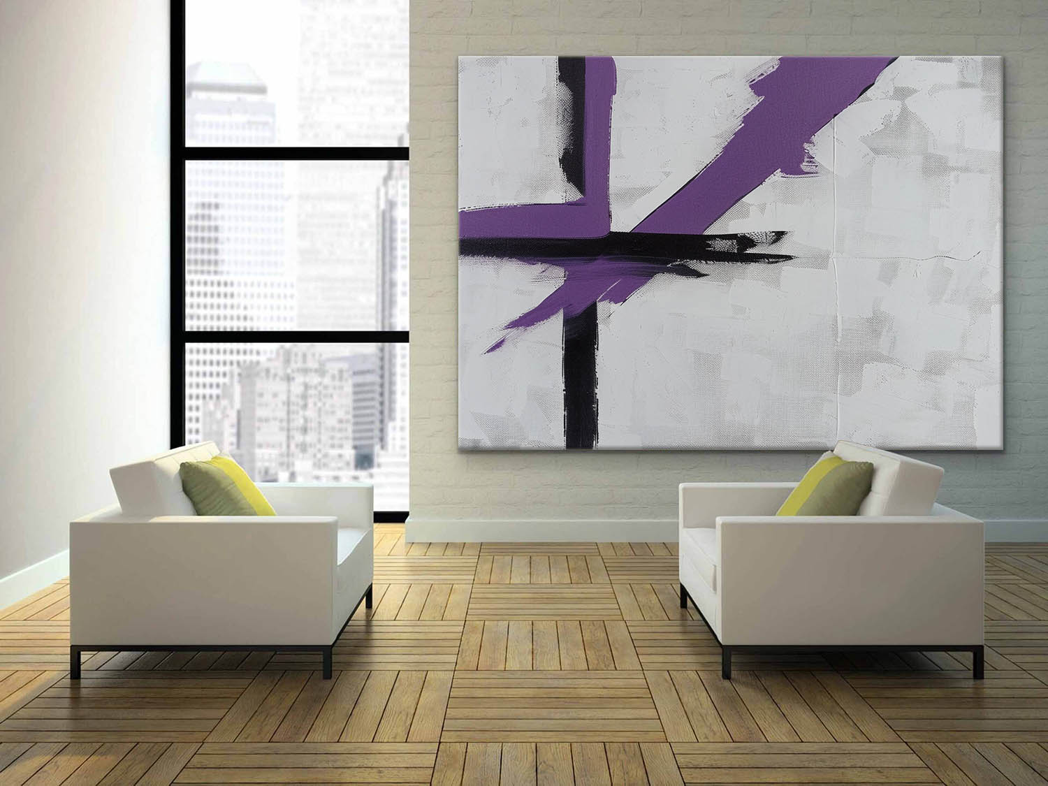 Contemporary Minimalist Art MA113 - Neutralighting