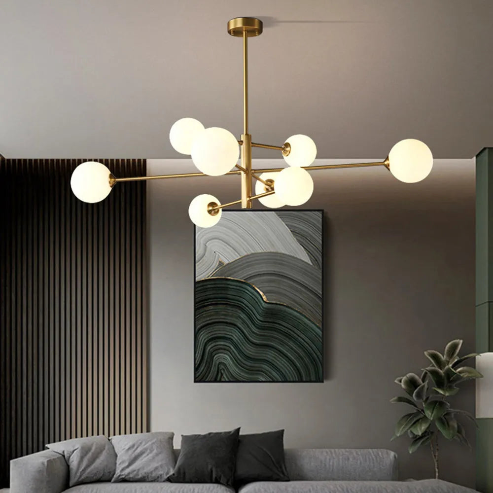 Valentina Modern Glass Shade Pendant Light, Copper/Black - Neutralighting