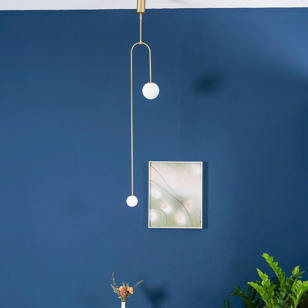 Arisha Minimalist Linear Mobile Pendant Light, Black - Neutralighting