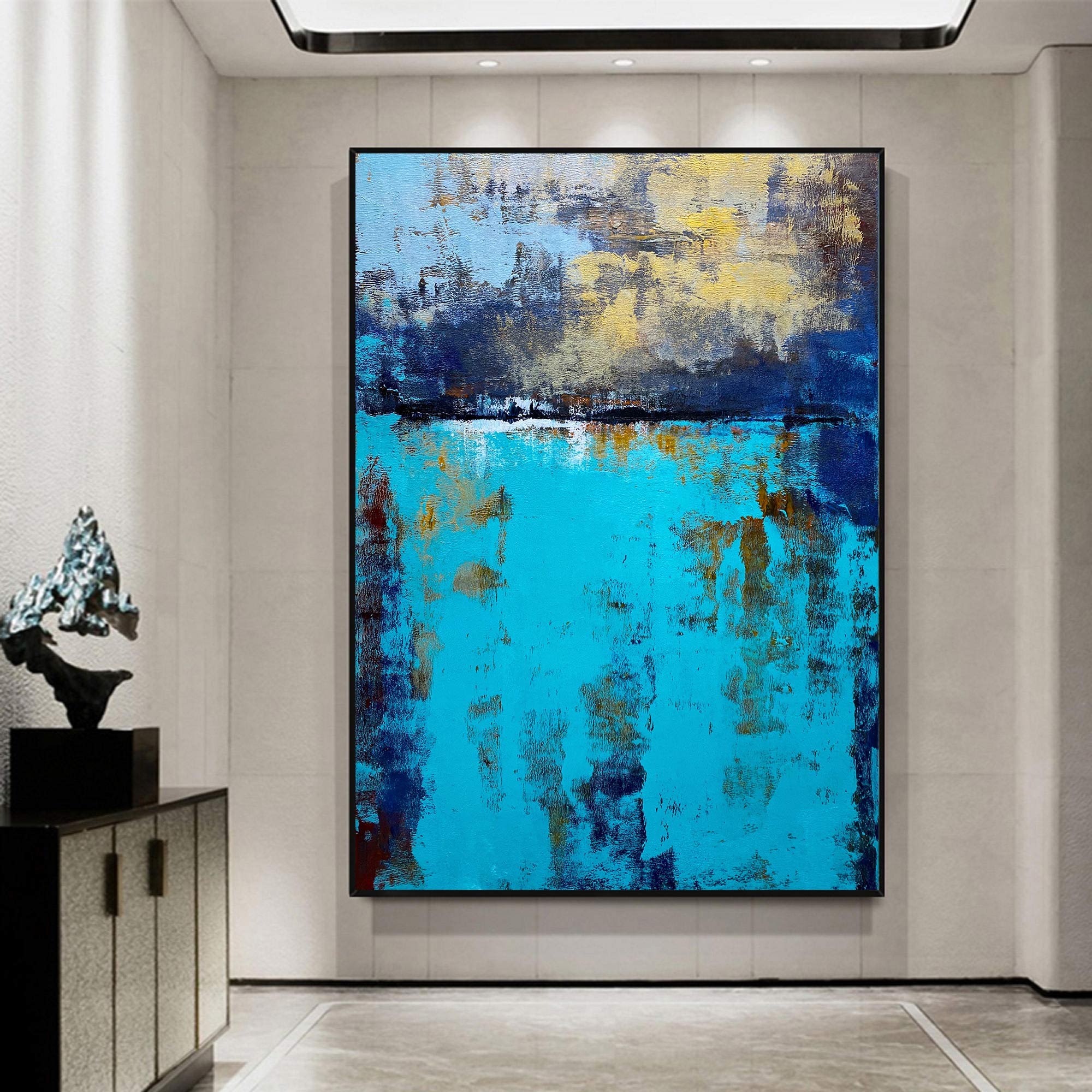 Abstract Sea Scenery Painting