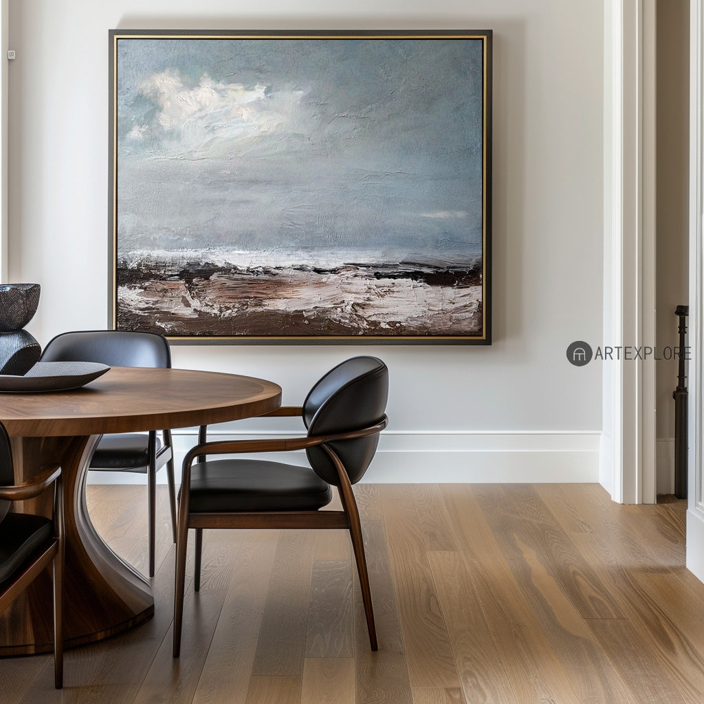 Seaside Scenery Abstract Painting #ABSH15