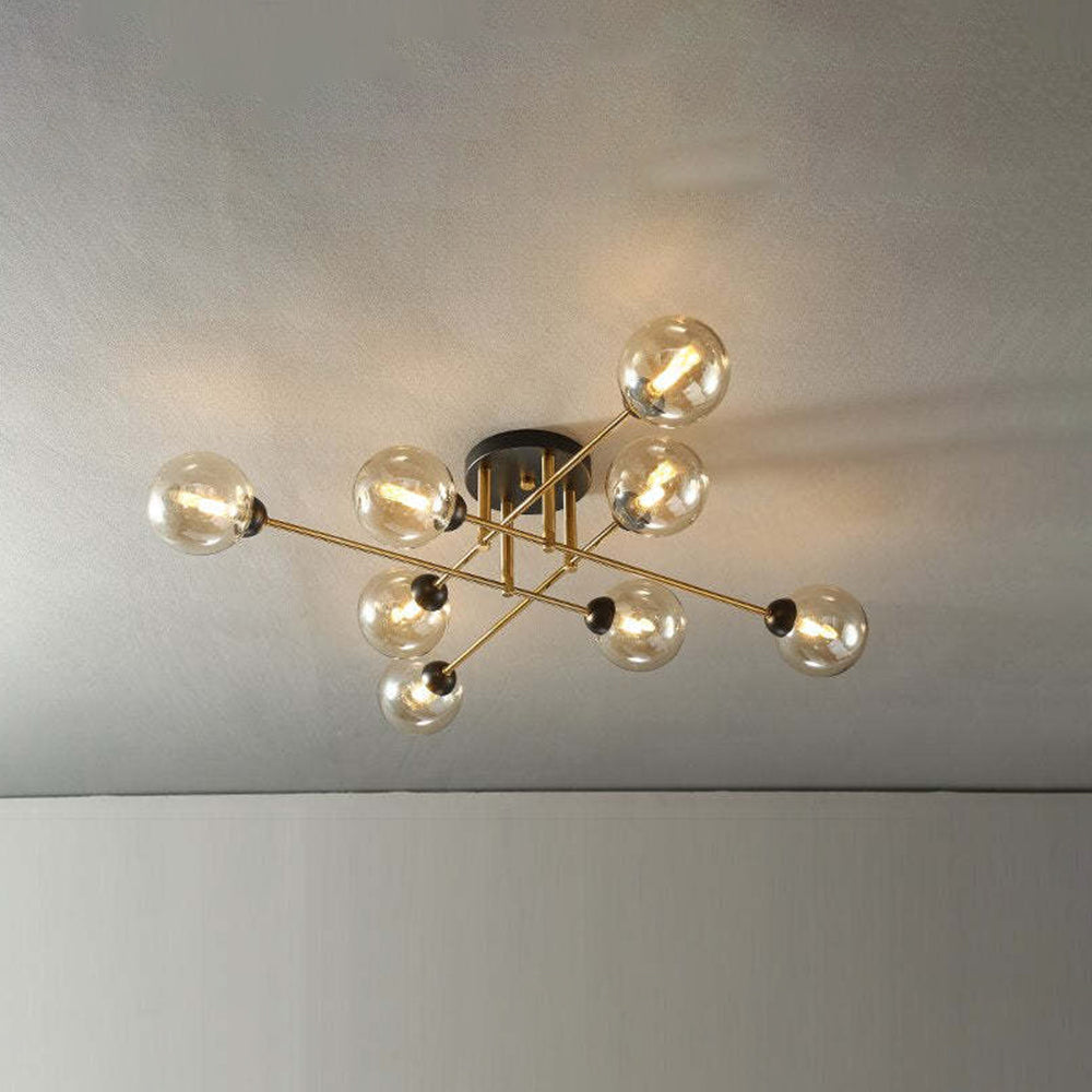 Valentina Industrial Glass Globe Chandelier LED, 6 Style - Neutralighting