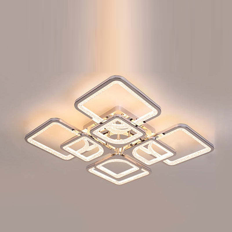 Arisha Modern Square Flush Mount Ceiling Light - Neutralighting