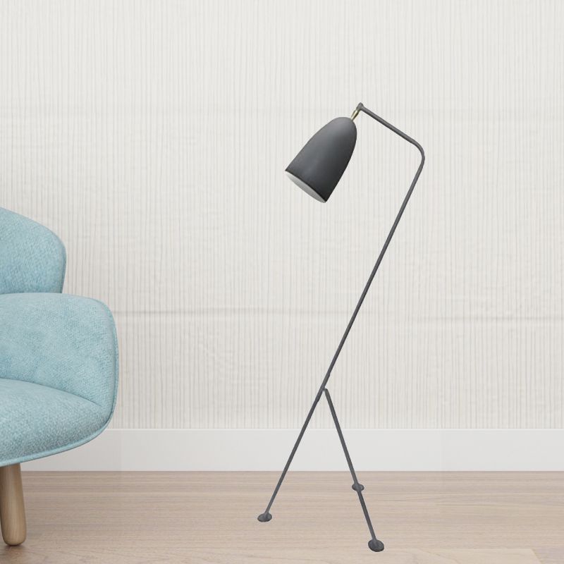 Morandi Modern Metal Cup Black Floor Lamp, Multi Colors - Neutralighting