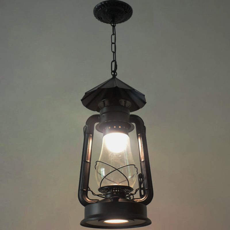 Silva Vintage Rustic Kerosene Pendant Light, 3 Color, 4 Style - Neutralighting