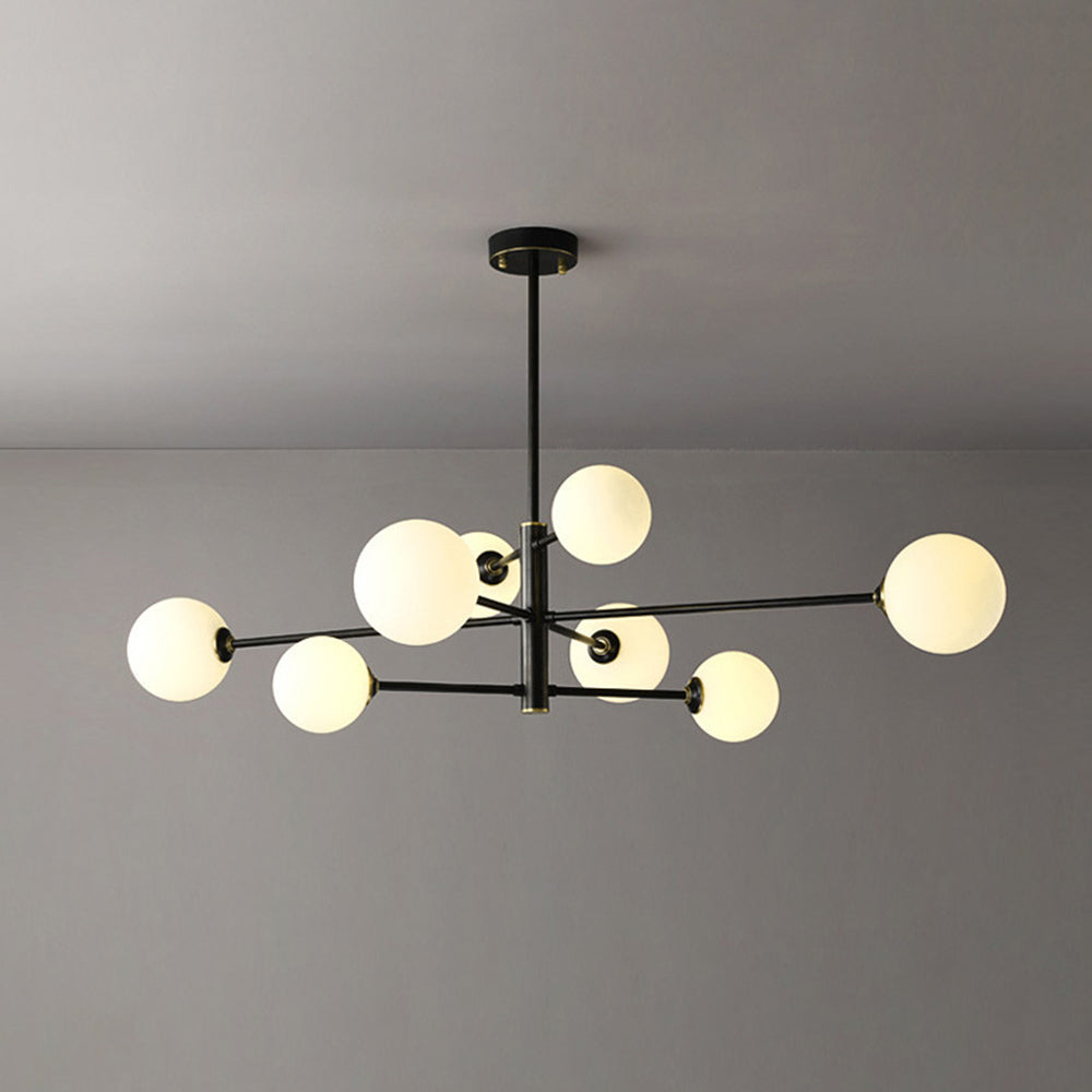 Valentina Modern Glass Shade Pendant Light, Copper/Black - Neutralighting