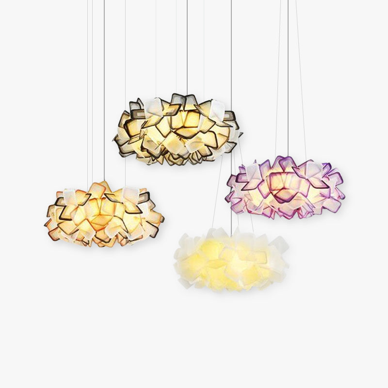 Arisha Modern Multicolour Decorative Flower Acrylic Pendant Light - Neutralighting