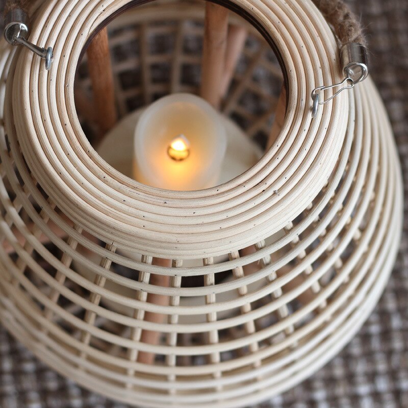 Ritta Floor Lamp, Wood & Rattan - Neutralighting