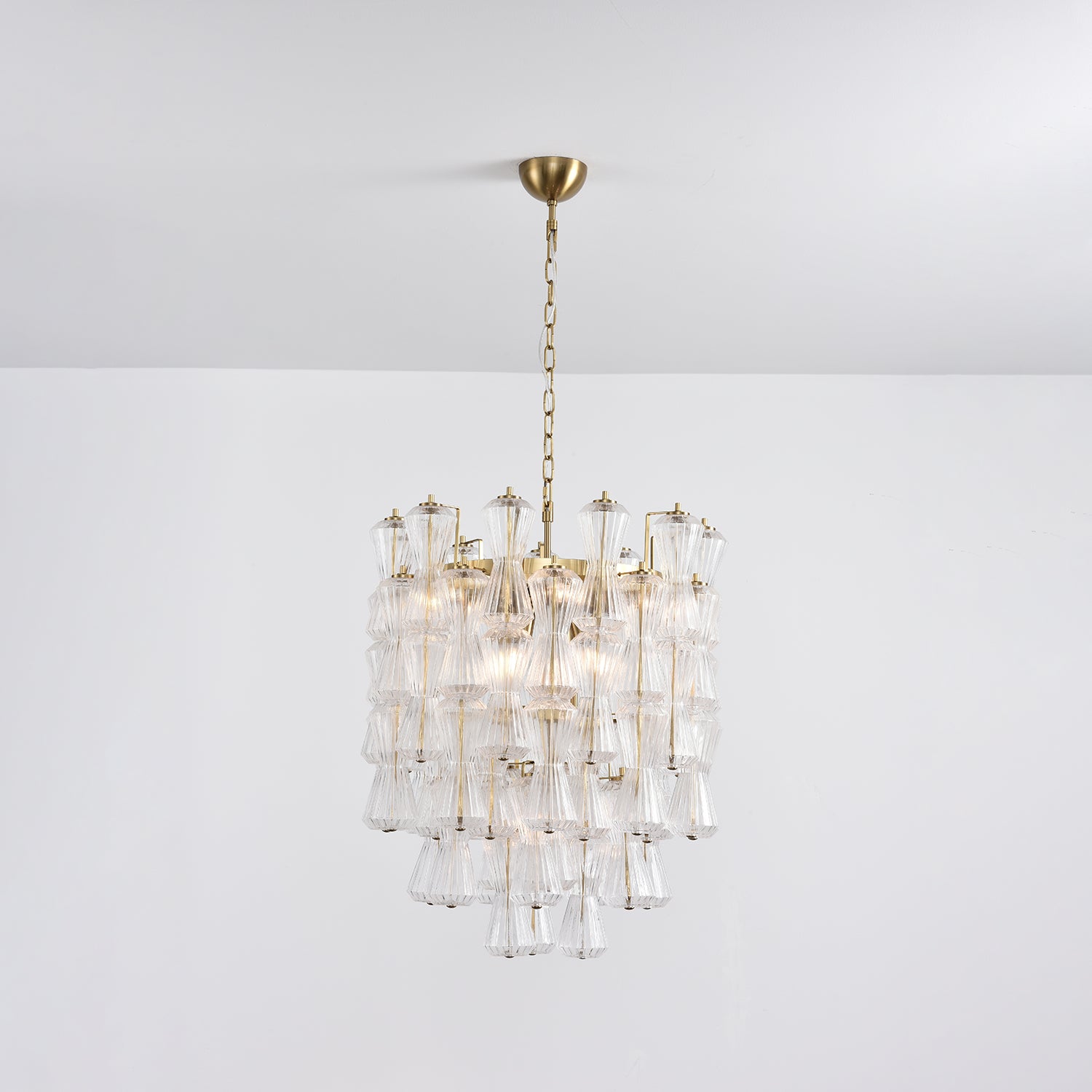 Aurora Chandelier Murano Glass Floral Cascade
