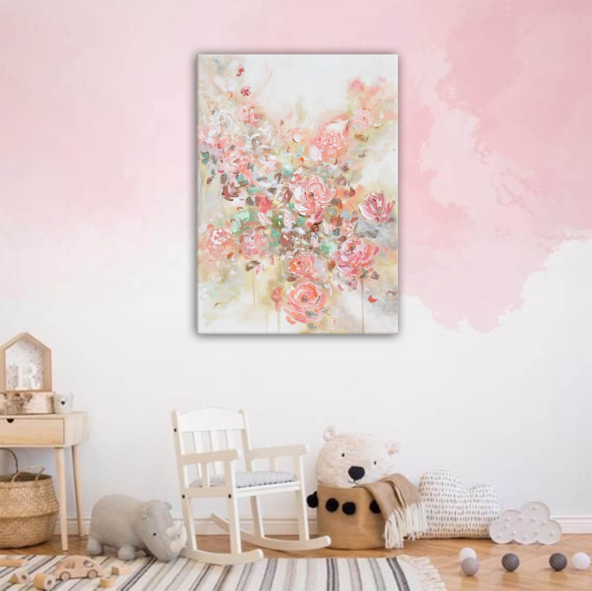 Wall Art Abstract Luxury Botanical Romantic
