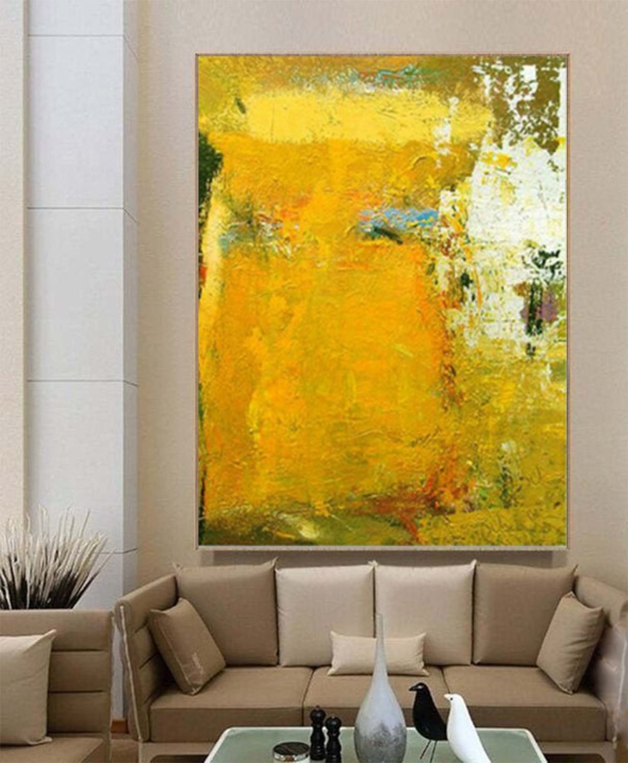 Abstract Canvas Art AB083 - Neutralighting