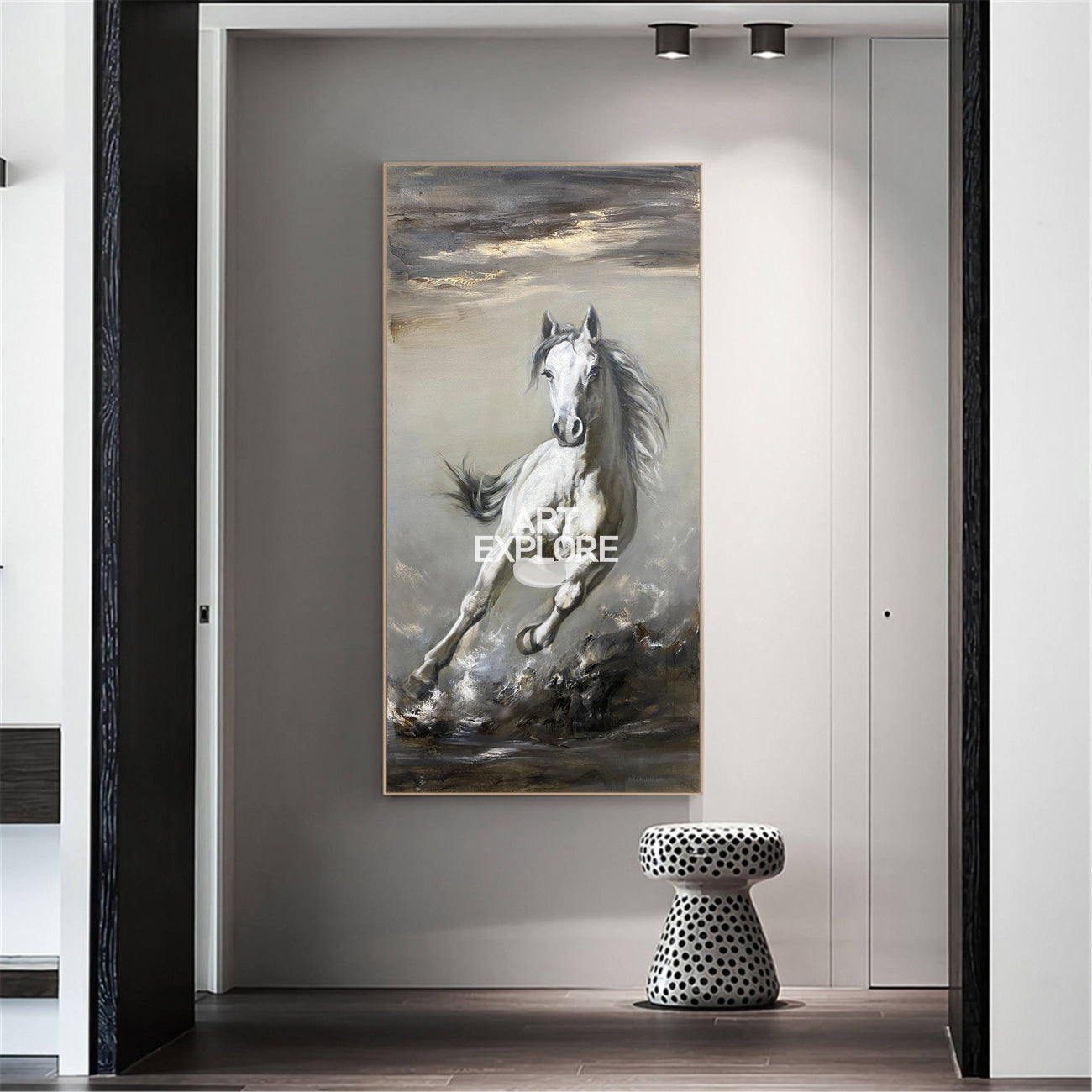 Alaric Horse Canvas Wall Art