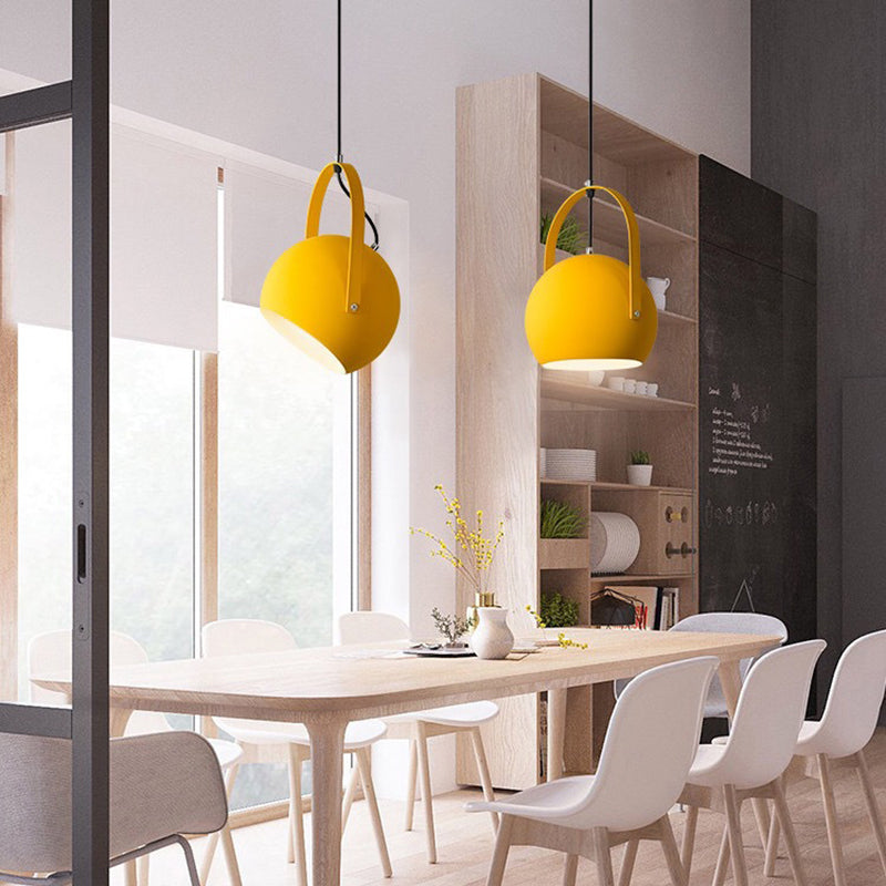 Aira Colorful Art Deco Pendant Light, Spherical, Bedroom - Neutralighting