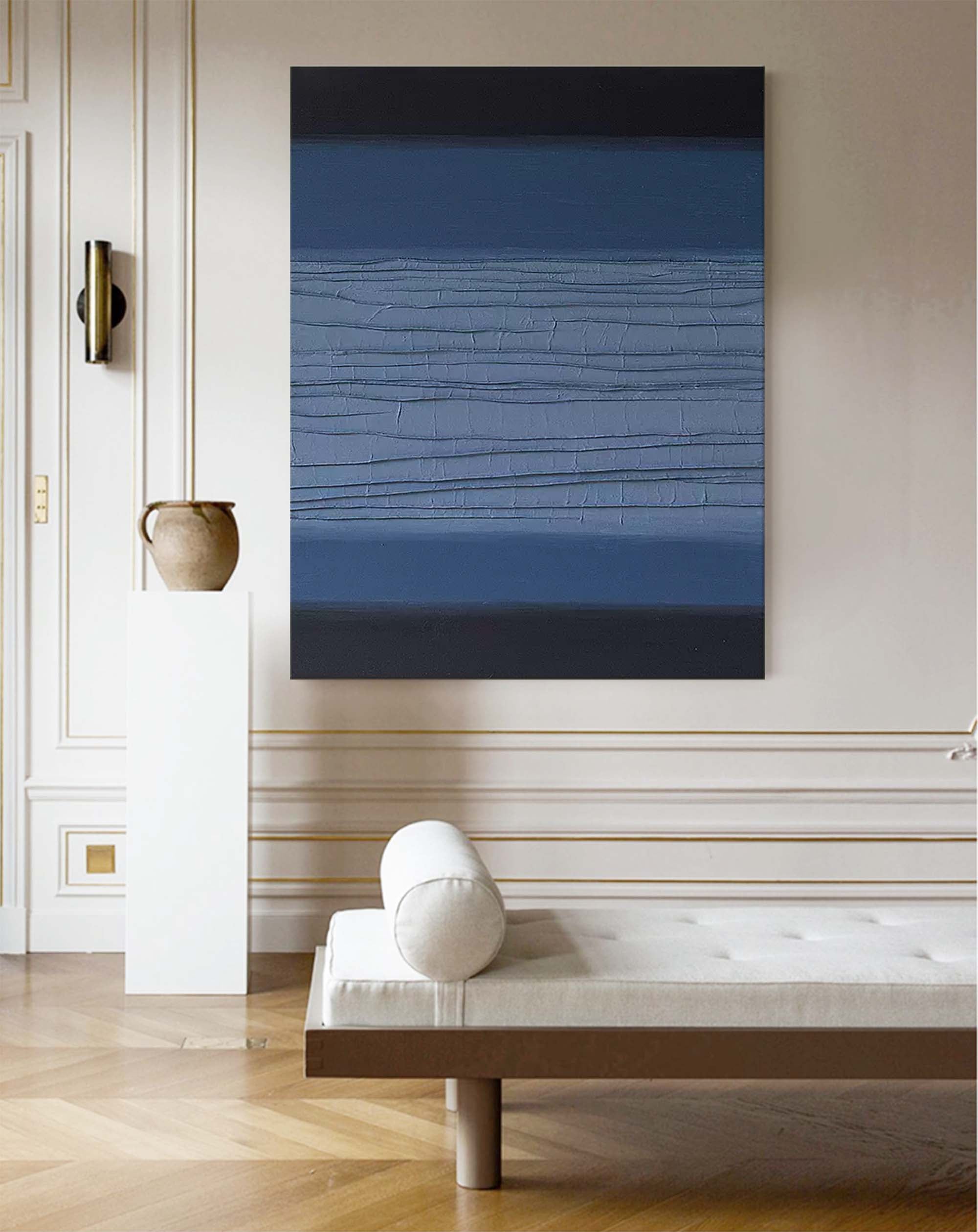 Wall Art Minimalist Neutral Layer Serene