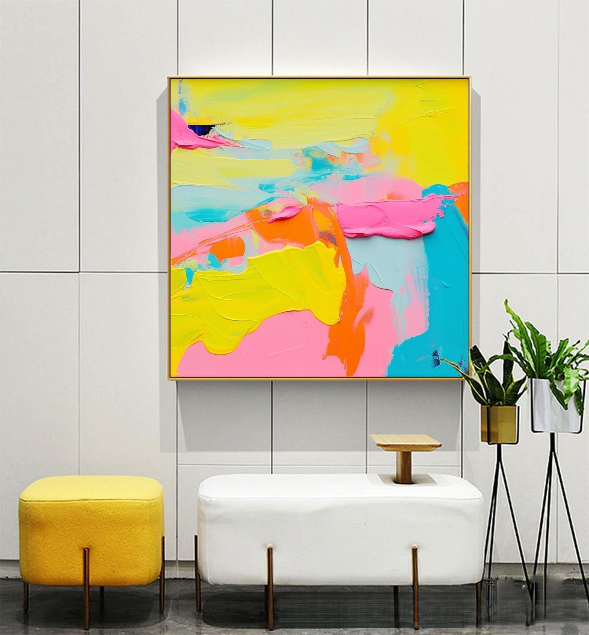 Wall Art Abstract Modern Playful Energetic