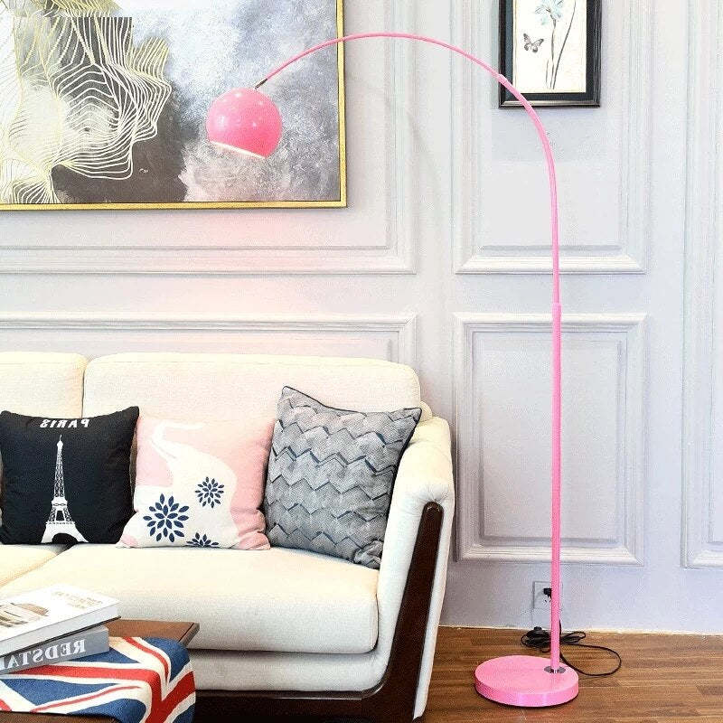 Mira Macaron Modern Fishing Arc Floor Lamp - Neutralighting