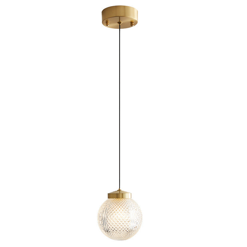 Arisha Modern Circle Glass Pendant Light for Bedroom & Hotel - Neutralighting