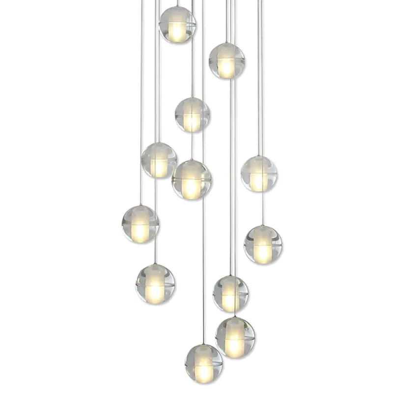 Valentina Modern Multi Clean Globe Pendant Light, Foyer - Neutralighting